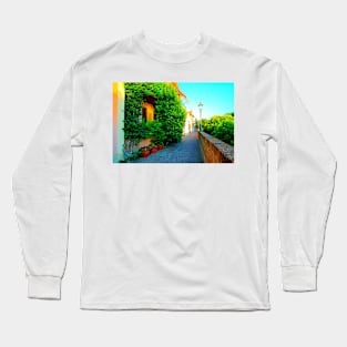 Street in Sirolo Long Sleeve T-Shirt